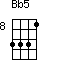 Bb5=3331_8