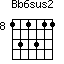 Bb6sus2=131311_8