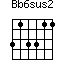 Bb6sus2=313311_1