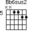 Bb6sus2=NN1122_5