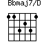Bbmaj7/D=113231_1