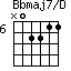 Bbmaj7/D=N02211_6