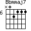 Bbmmaj7=N02111_6