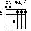 Bbmmaj7=N03111_6