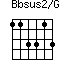 Bbsus2/G=113313_1