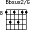 Bbsus2/G=131311_8