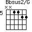 Bbsus2/G=NN1122_5