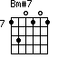 Bm#7=130101_7