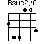 Bsus2/G=244003_1