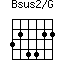 Bsus2/G=324422_1