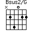 Bsus2/G=N24022_1