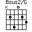 Bsus2/G=N24023_1