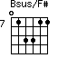 Bsus/F#=013311_7
