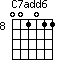 C7add6=001011_8