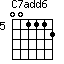 C7add6=001112_5