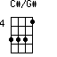 C#/G#=3331_4
