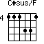 C#sus/F=111331_4