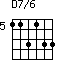 D7/6=113133_5