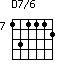 D7/6=131112_7