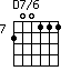 D7/6=200111_7