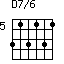 D7/6=313131_5