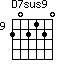D7sus9=202120_9