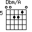 Dbm/A=002210_5
