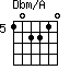 Dbm/A=102210_5