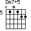 Dm7+5=N10122_5