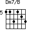 Dm7/B=113123_5