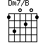 Dm7/B=130201_1