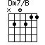 Dm7/B=N20211_1