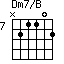 Dm7/B=N21102_7