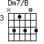 Dm7/B=N31303_3