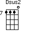 Dsus2=1110_7