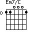 Em7/C=110001_0