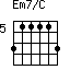 Em7/C=311113_5