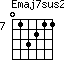 Emaj7sus2=013211_7