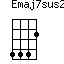 Emaj7sus2=4442_1
