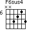F6sus4=NN3213_6