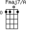 Fmaj7/A=1101_0