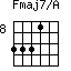 Fmaj7/A=3331_8