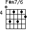 F#m7/6=031312_4