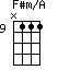 F#m/A=N111_9