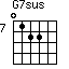 G7sus=0122_7