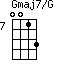 Gmaj7/G=0013_7