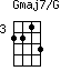 Gmaj7/G=2213_3