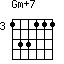 Gm+7=133111_3
