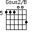 Gsus2/B=111003_5