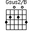 Gsus2/B=320203_1
